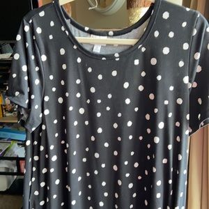 Lularoe black/white Carly - size XL - new w/o tags